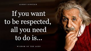 These Words Make You Think! Wisdom by Albert Einstein in Quotes!