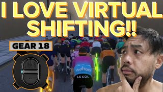Zwift Virtual Shifting Second Race... I LOVE IT!
