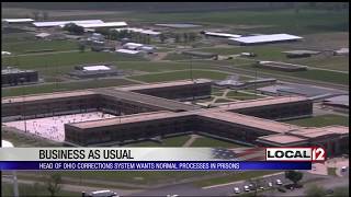 Despite record virus deaths, Ohio officials pushing to re-open state prisons