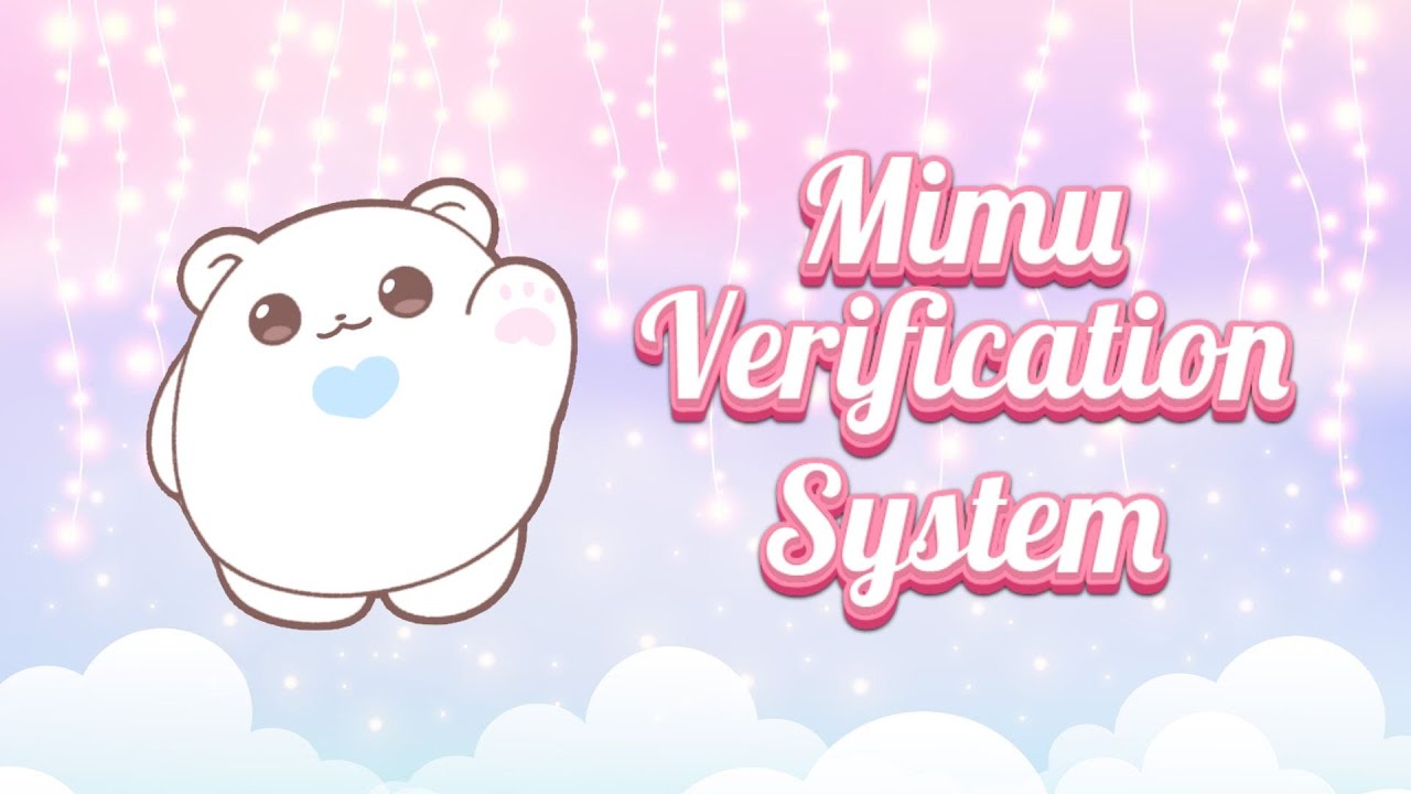 Mimu Verification System Discord Tutorial Youtube