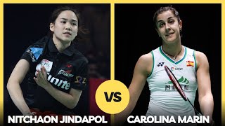 Carolina Marin(SPN) vs Nitchaon Jindapol(THA) Badminton Match Highlights | Re Malaysia Open 2017