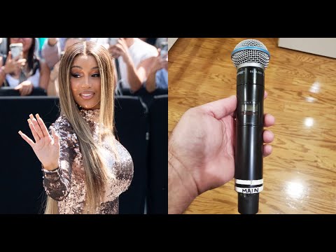 Microphone Thrown At A Fan By Cardi B Sells For Almost $100,000 On Ebay ...