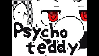 Psycho teddy Flipnote by Mikan / Flipnote Hatena