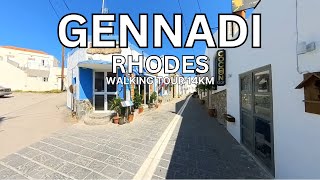 Exploring Gennadi village in Rhodes: A Walking Tour from Start to End