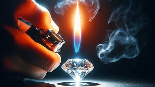 How To Test Real Diamonds At Home With A Lighter | Diamond Test