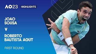 Joao Sousa v Roberto Bautista Agut Highlights | Australian Open 2023 First Round