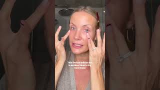 dewy, effortless holiday look using Augustinus Bader On The Go set as skin prep