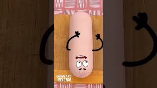 Saws vs sausages 😰😂 #goodland #Fruitsurgery #doodles #sausage #animation #funny #cartoon #shorts