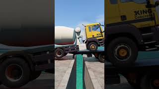 Truck vs Speedbumps | BeamNG Drive  #shortvideo #beamngdrive #shorts #india #truck #speedbump