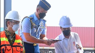 Dialog Presiden RI dengan Pengemudi Truk Kontainer, Terminal Tanjung Priok, 10 Juni 2021