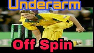 Under arm off spin