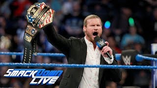 Dolph Ziggler celebrates his United States Title victory  SmackDown LIVE, Dec  19, 2017