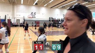 LS Flash (26) vs. Hummingbird Heat (24) - set 2