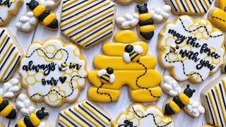 Satisfying Cookie Decorating | PUNNY BEES | The Graceful Baker