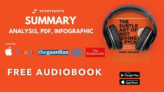 The Subtle Art of Not Giving A F*ck Book Summary and Review | Mark Manson | Free Audiobook