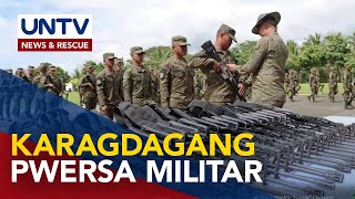 150 sundalo, dagdag-pwersa ng militar sa 9th ID ng Philippine Army sa Bicol