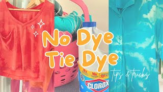 REVERSE TIE DYE | Tips and tricks for tie dye with bleach