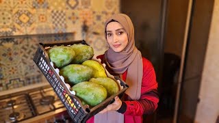 أنا و زوجي تفاجأنا بطعمتها 🥭 🤩 My husband and I were surprised by its taste