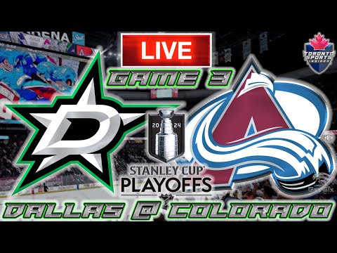 Dallas Stars Vs Colorado Avalanche Game 3 LIVE Stream Game Audio | NHL ...