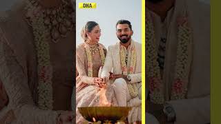 KL Rahul and Athiya Shetty's First Wedding Pictures are OUT #shorts  #klrahulathiyawedding