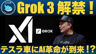 【xAIが新AIサービスGrok 3をリリース！】テスラ車にGrok 3が搭載される可能性をイーロンが示唆！| 中国で新型モデルYの予約注文がが20万台に到達！？他