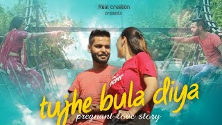 Pregnant love story || Tujhe Bhula diya || Emotional love story video song || Real Creation