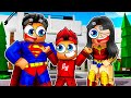 Aku Dijaga Oleh Keluarga SUPERHERO! [Brookhaven 🏡RP] (Roblox Malaysia)