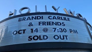 Brandi Carlile and Joni Mitchell at the Hollywood Bowl