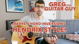 Major Barre Chord Inversion (Hendrix Style!)