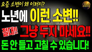 노년에 이런 소변 절대 그냥 두지 마세요!! 돈 한 푼 안 들이고 좋아지는 방법 있습니다!! 지금 당장 시작하세요!!