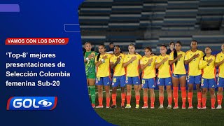 #VamosConLosDatos l Mejores presentaciones de Selección Colombia femenina Sub-20