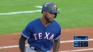 TEX@HOU: DeShields leads off the game with a home run