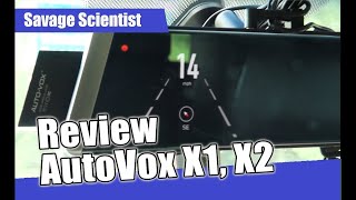 #SavageReview  Of The Autovox X1, X2 Touchscreen Rearview Mirror