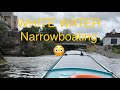 WHITE WATER Narrowboating😳