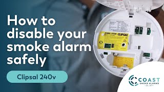 Clipsal hard wired smoke alarm: How to deal with falsely beeping/sounding alarms| Coast Smoke Alarms