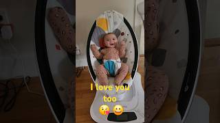 I love you  #baby #iloveyou #iloveyoubaby #babygirl #smilingbaby #mom #cute #infant #newborn #shorts