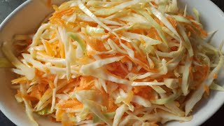 Viikonlopun kaali-porkkanasalaatti  #coleslaw #asmr #subscribe