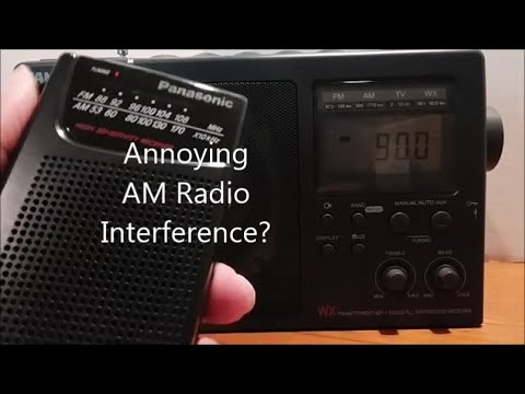 Why is my AM radio so static?