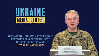 Colonel Oleksandr Motuzyanyk, Spokesman for the Ministry of Defense of Ukraine 1