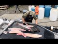 60lb Halibut Fillet in 2 Minutes!