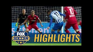 Hertha Berlin vs. Bayer Leverkusen | 2017-18 Bundesliga Highlights[Euro]