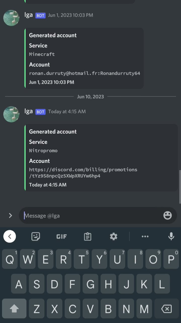 funny discord gen with a lot of useful accounts n stuff