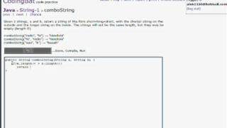comboString