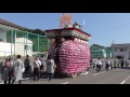 平成28年度静岡県牧之原市静波服織田神社（はとりだじんじゃ）祭典千秋楽４丁目～農協出発～