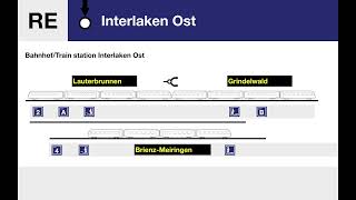 BLS Ansagen • RE • Spiez – Interlaken (mit neuer Anschlussansage)