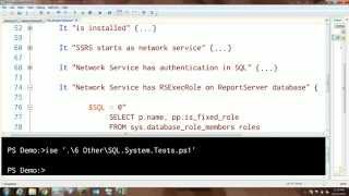 Pester in Action Part 6: SQL and SSRS Validation