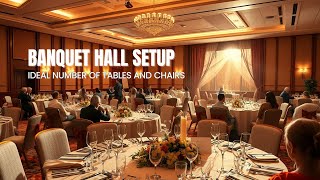 Setting Up a Banquet Hall with the Appropriate Number of Tables and Chairs | Event Planning Tips