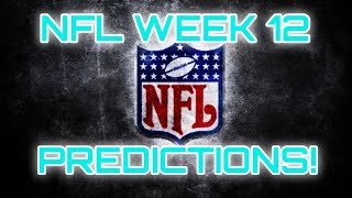 NFL WEEK 12 PREVIEW!