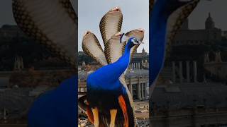 Beautiful bird natural peacock 🦚 Ohhhhhhh 😱 wait for end #shortsviral #peacock