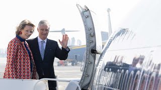 King Philippe \u0026 Queen Mathilde Of The Belgians Head to Greece For A State Visit #Belgique#Belgie#